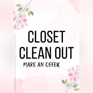 Cleaning out to add new items!!